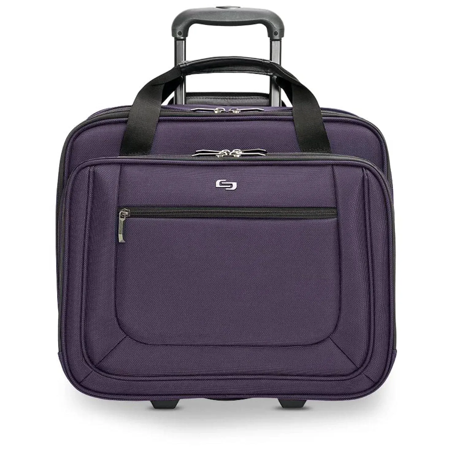 Solo New York Bryant 17.3" Polyester Rolling Laptop Bag, Purple Grape (PT138-33)