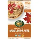 Nature's Path Organic Brown Sugar Maple Gluten Free Instant Oatmeal