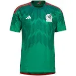 Adidas Mexico '22 Home Authentic Jersey, Men's, XXL, Green