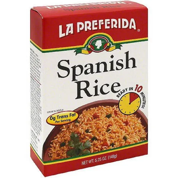 La Preferida Spanish Rice in a Box, 5.25 oz, (Pack - 9)