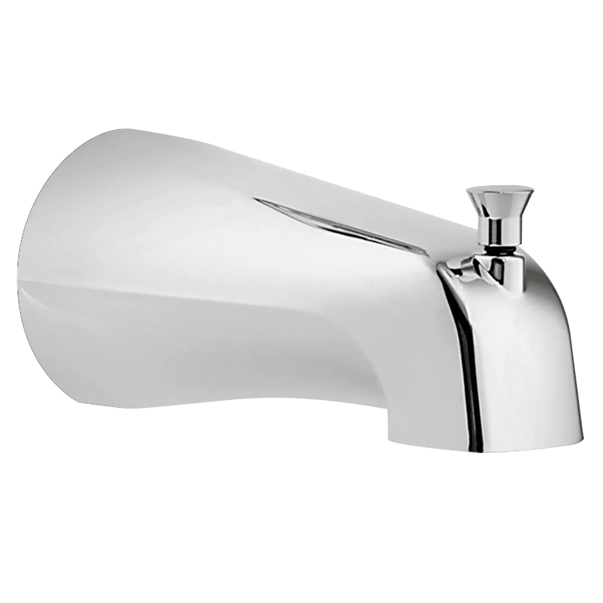 Moen Chrome Replacement Tub Spout with Lift-Rod Diverter, 1/2-Inch Slip-fit CC Connection, 3801