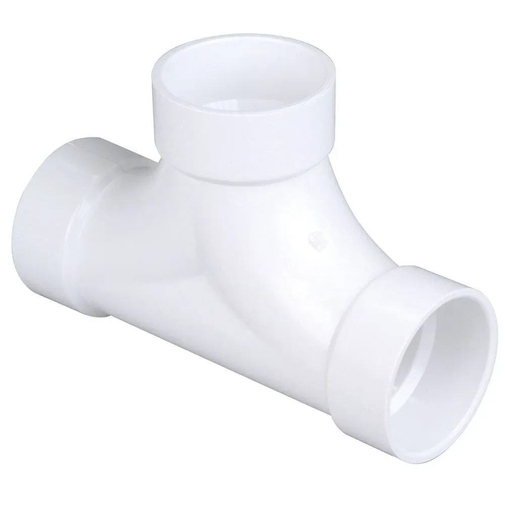 DWV PVC 2-Way Cleanout Tee, 4 in. - K13807I