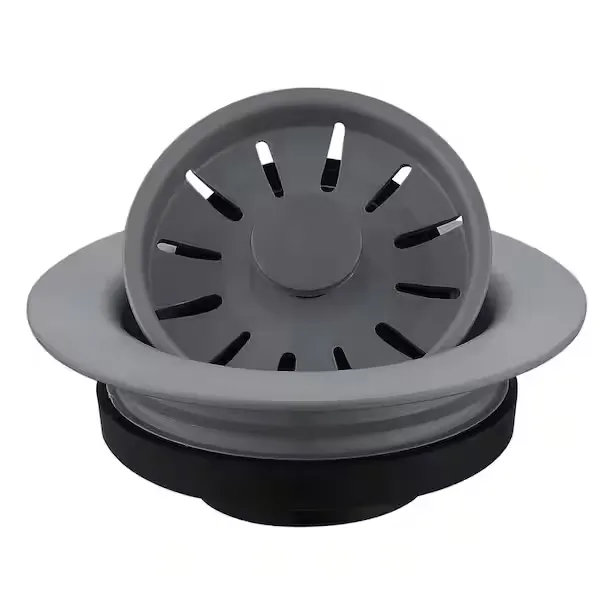 3-1/2 In. Kitchen Sink Decorative Disposal Flange In Black