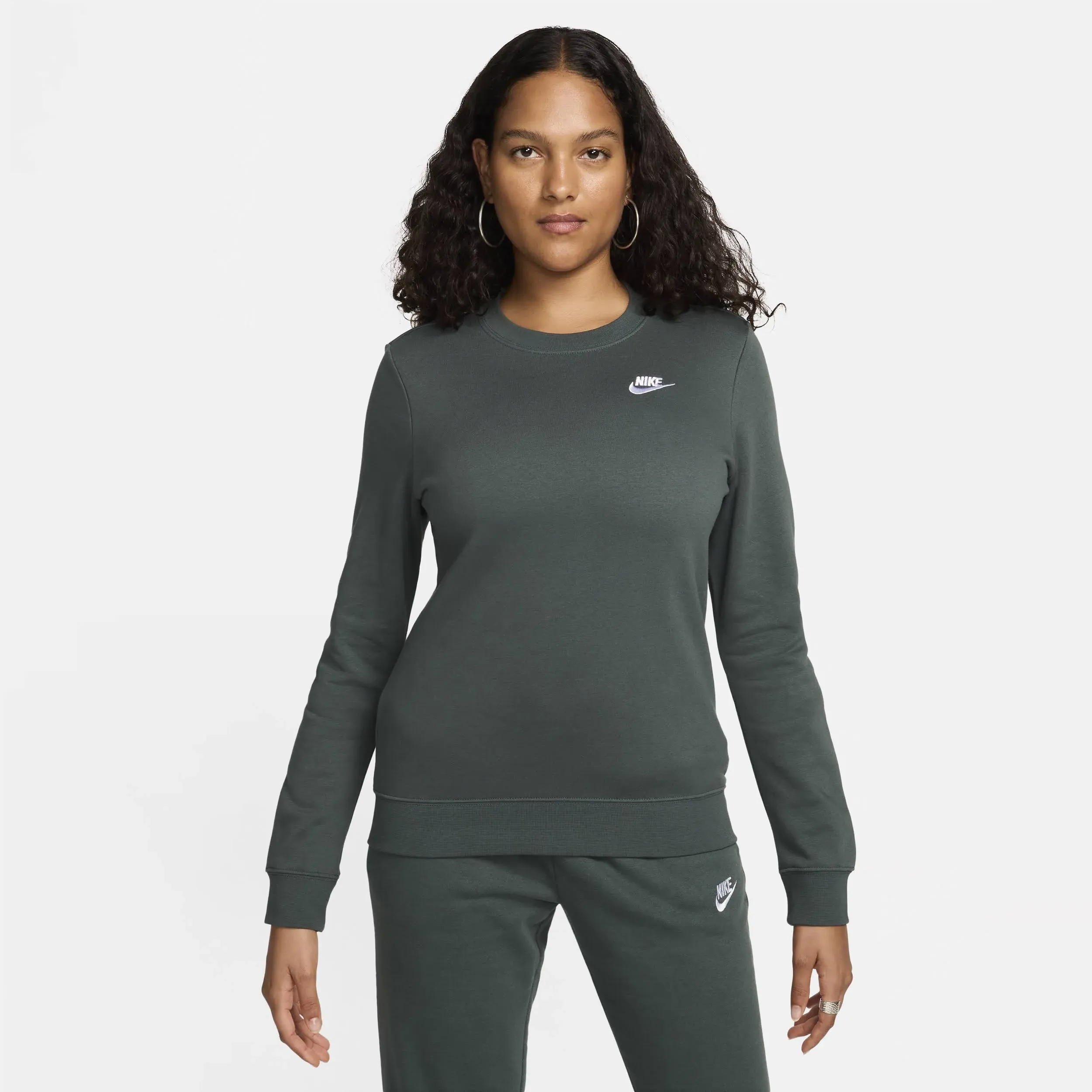 Nike Women's Sportswear Club Fleece Crew-Neck Sweatshirt