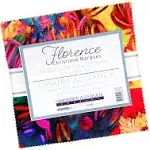 Christiane Marques Florence Charm Square 42 5-inch Squares Charm Pack Robert Kaufman CHS-1097-42