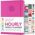 Weekly Schedule Planner – Hourly Work &amp; Life Planner with Time Slots – Vertic...