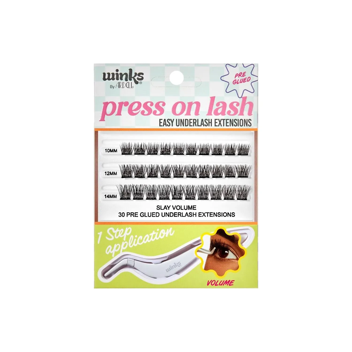 Ardell Winks Press On Pre-Glued Underlash Extensions - Volume