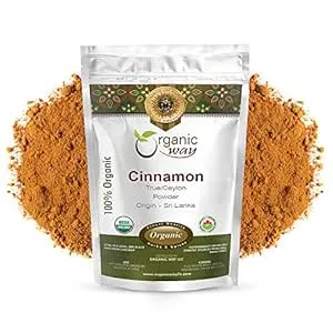 Organic Way True Ceylon Cinnamon Powder (Cinnamomum Verum) - Adds Flavour | Organic & Kosher Certified | Non GMO & Gluten Free | USDA Certified - 1