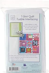 June Tailor T-shirt Project Fusible Interfacing , White