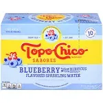 Topo Chico Sparkling Water, Blueberry with Hibiscus Extract - 12 fl oz