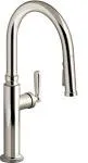 KOHLER K-28358 Edalyn by Studio McGee Pull-down kitchen sink faucet with three-function sprayhead