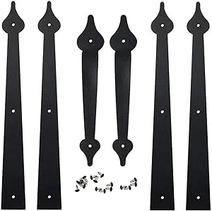 ATK Carriage House Garage Door Decorative Hardware Set - Spear Style