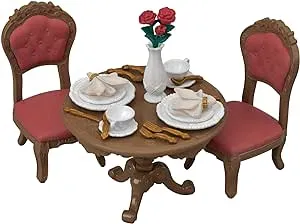 Calico Critters, Town Series, Furniture Sets, Doll House Furniture, Calico Critters Chic Dining Table Set