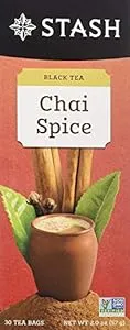 Stash Premium Chai Spice BlackTea, 30 Tea Bags