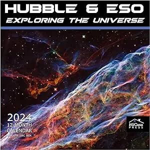 MICASA Hubble &amp; ESO - Exploring the Universe 2024 Hangable Monthly Wall... 