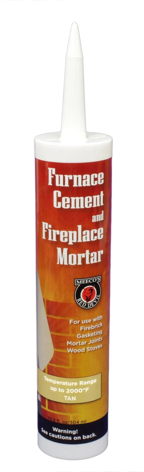 Meeco&#039;s Red Devil 10.3 Oz. Buff Ready-to-Use Fireplace Mortar 122 Meeco&#039;s Red