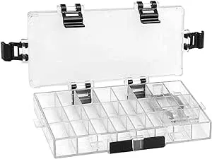 Transon Paint Storage Palette Box 24 Wells Airtight Stay Wet for Watercolor, Gouache, Acrylic and Oil Paint