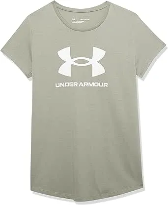 Under Armour Girls&#039; Live Sportstyle Graphic Short-Sleeve T-Shirt WHITE S M L XL