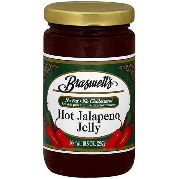 Braswell's Hot Jalapeno Jelly, 10.5 oz (Pack of 6)