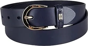 Tommy Hilfiger Women's Fashion Leather Belt for Jeans, Trousers and Dresses