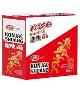 (2023 New Released!) Chinese Snacks Konjac Spicy Strips Sticks, 20 Packs Inside ...