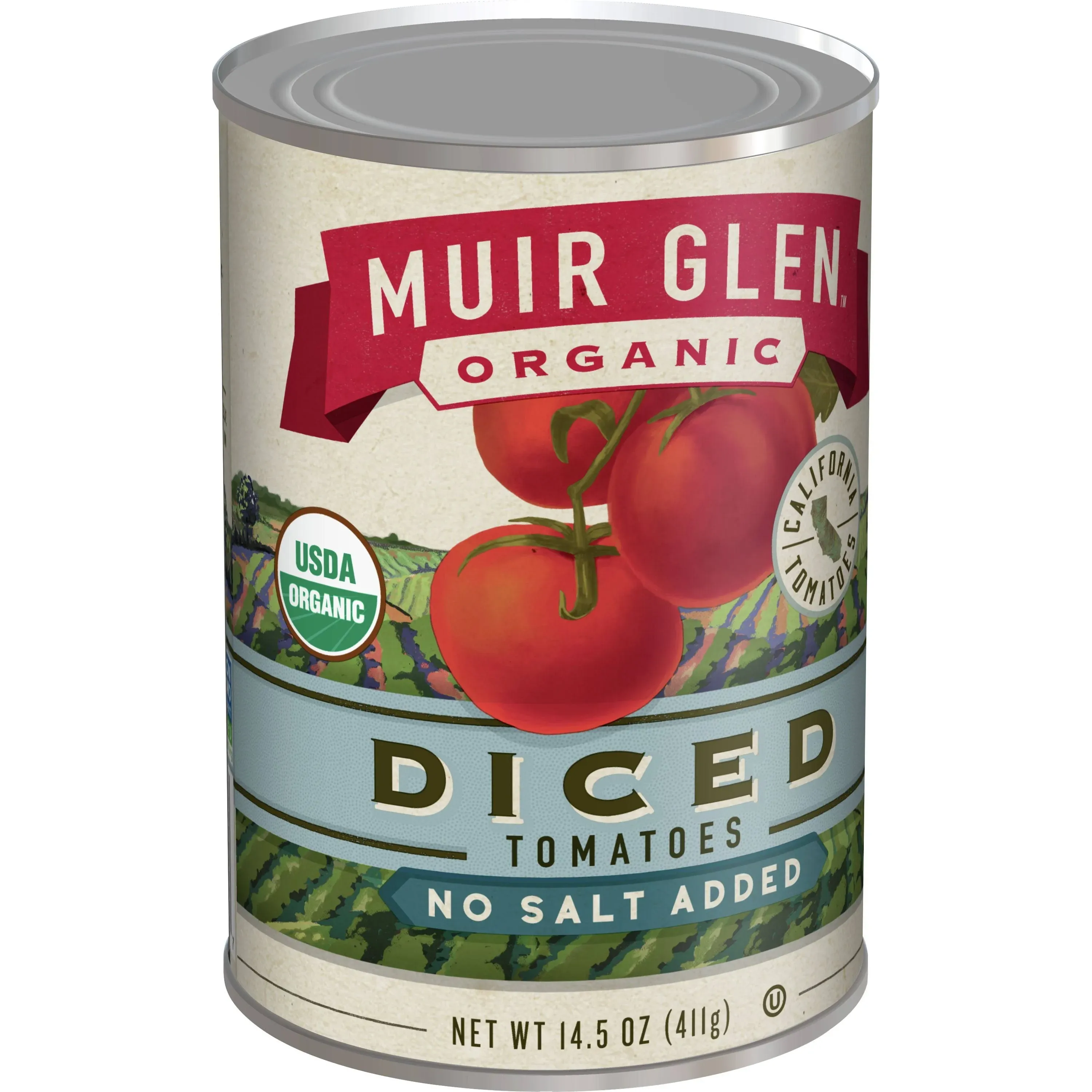 Muir Glen Organic No Salt Added Diced Tomatoes