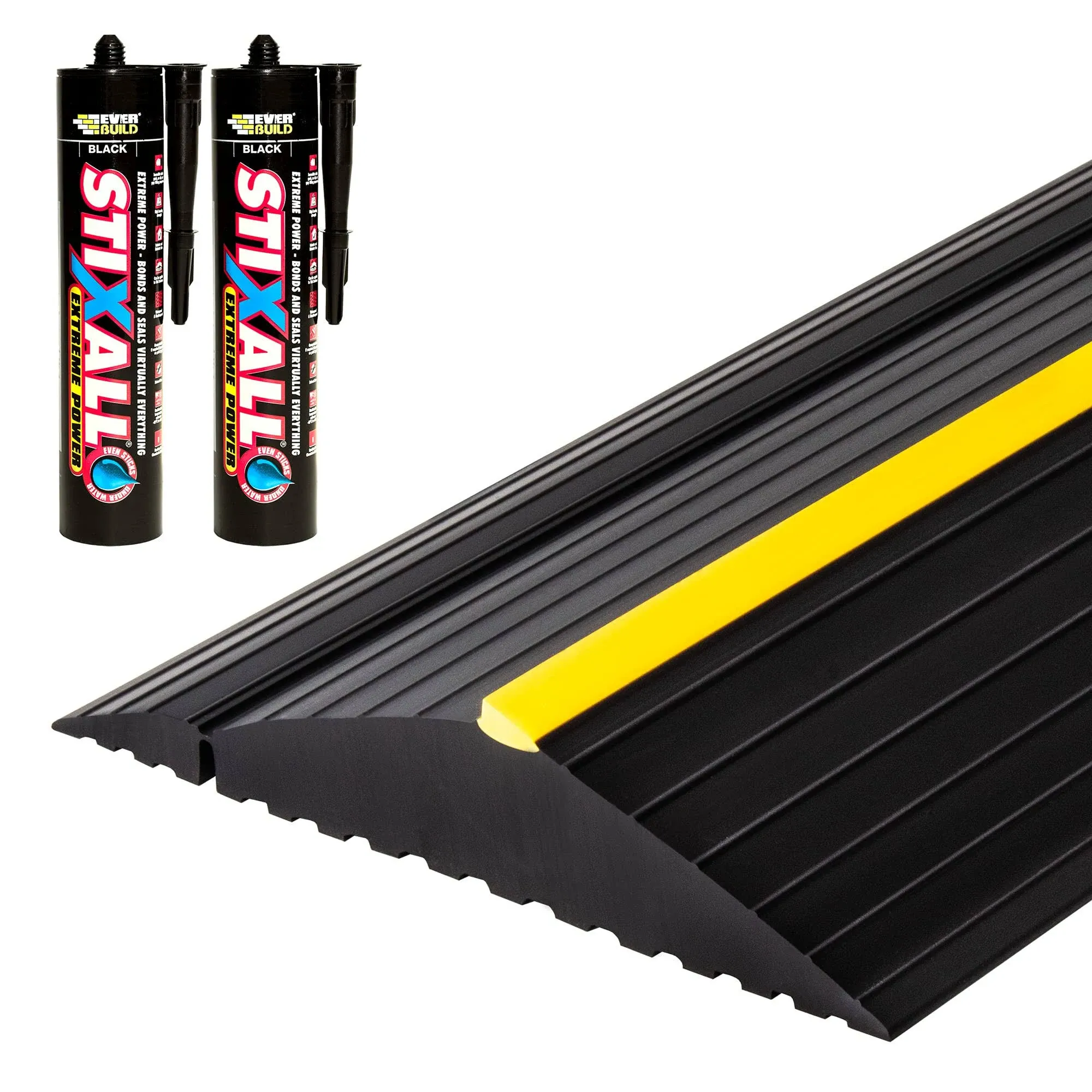 16'5"/5.0m Weather Defender® XL | Ultimate Garage Door Threshold Seal Kit with Adhesive & Garage Door Bottom Weather Stripping