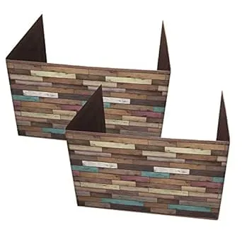 Teacher Created Resources Reclaimed Wood Design Privacy Screen, Pack of 2