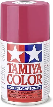 Tamiya 86033 PS-33 Cherry Red Spray Paint, 100ml Spray Can