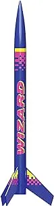 Estes - 1292 Wizard Rocket, Each, Blue, Fuchsia and Yellow