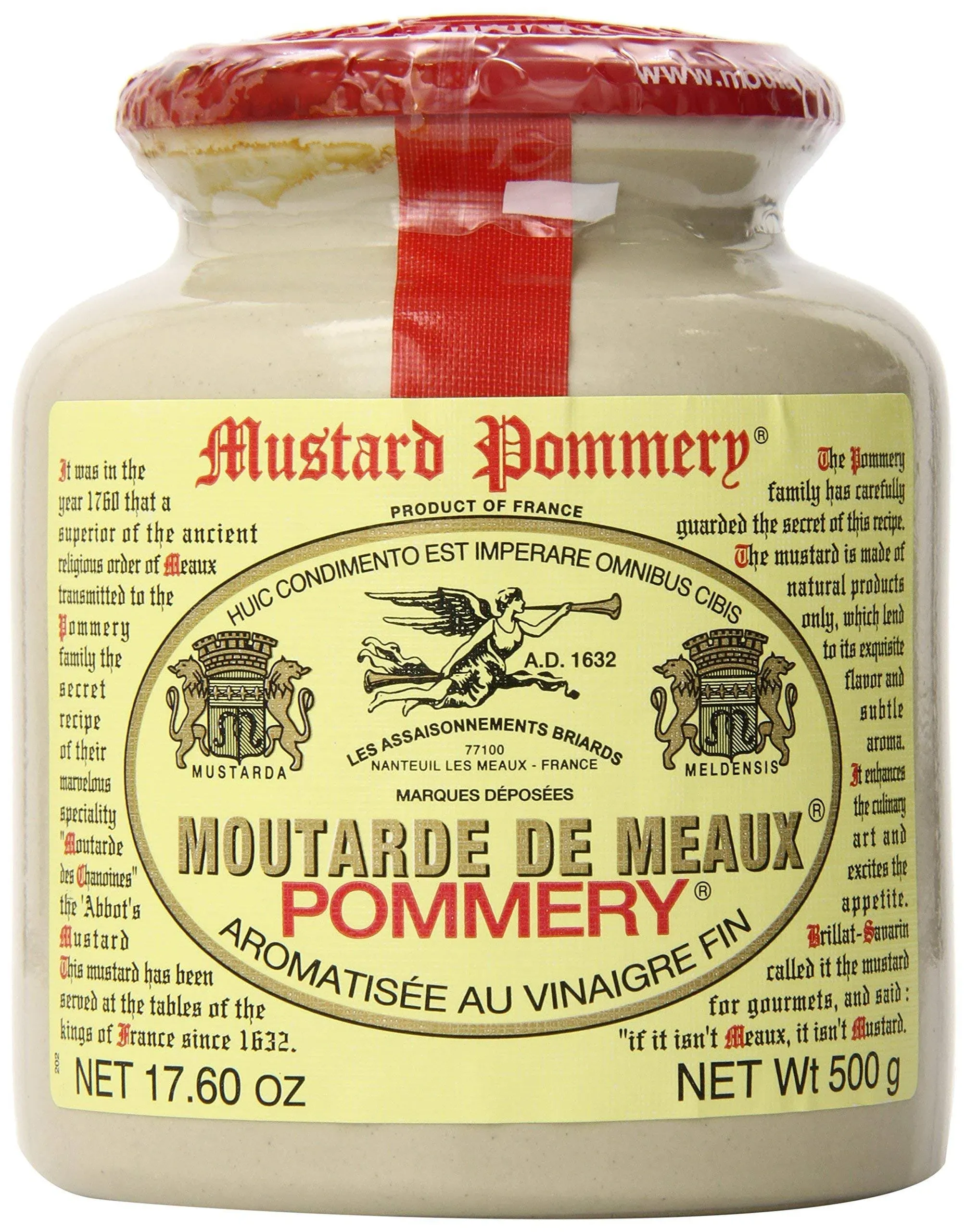 Pommery - French Whole-Grain Mustard from Meaux, 250g