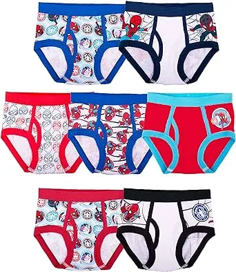 Spiderman Boys' Toddler Superhero Friends Exclusive Underwear with Iron Man, Hulk & More 2/3t & 4t