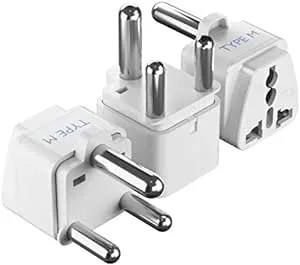 Ceptics South Africa, Botswana Travel Adapter, Universal Socket Plug 3 Pack