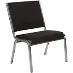 Emma + Oliver 1000 lb. Rated Black Antimicrobial Vinyl Bariatric Medical Reception Chair