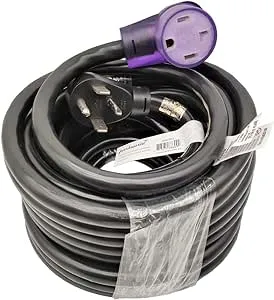 Parkworld 886092 Dryer 4 Prong Extension Cord, 14-30 Extension Cord, EV 14-30P to 14-30R, 30A, 125V/250V, 7500W UL Listed (50 Feet)