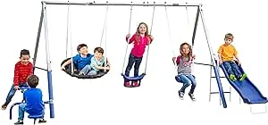 XDP Recreation Swing N Free Swing Set, Gray