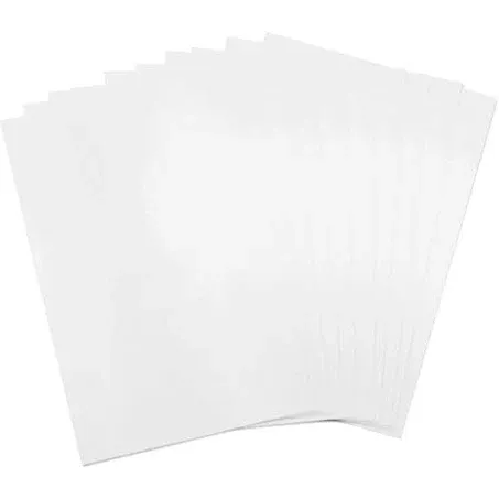 Sizzix Surfacez White Shrink Plastic 10 Pack Clear