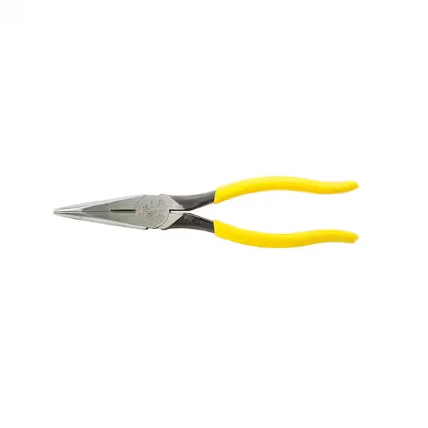 KLEIN TOOLS D203-8 Needle Nose Plier,8-7/16" L,Smooth