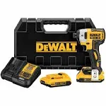 DeWalt 20V MAX* XR 3-Speed 1/4" Impact Driver Kit DCF887D2