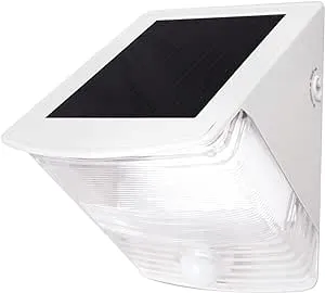 Maxsa Innovations Solar Powered Motion Activated Wedge Light White