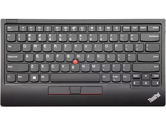 Lenovo ThinkPad TrackPoint Keyboard II (US English) - Wired/Wireless Connectivity - Bluetooth - 2.40 GHz - USB Type A Interface - English (US) - Notebook - Trackpoint - Windows, Android, PC - Black