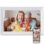 Frameo WiFi Digital Picture Frame, Birthday Gifts for Women, 10.1 inch 1280 * 800IPS Touch Screen Digital Photo Frame, 16GB Memory, Auto-Rotate,