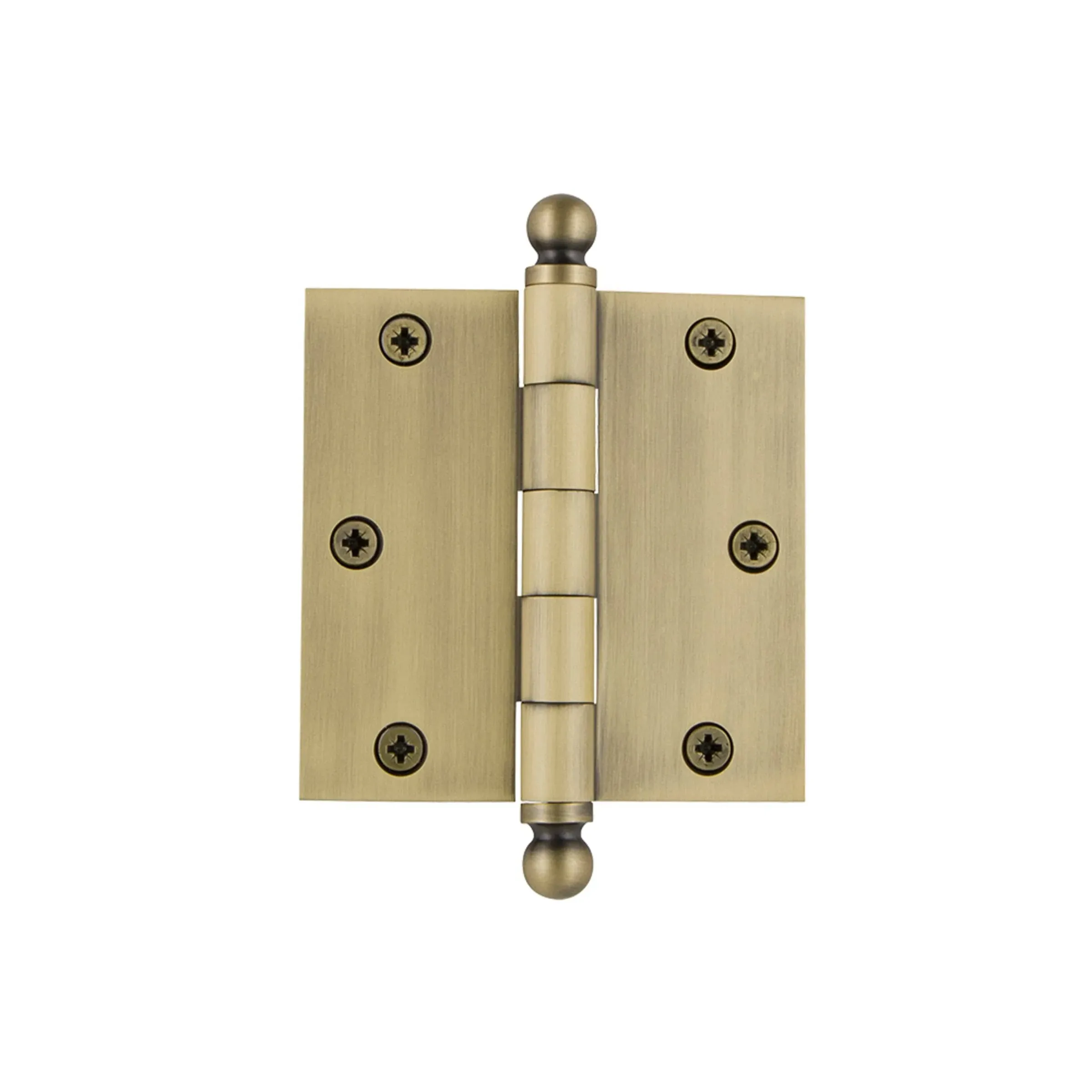 Nostalgic Warehouse 3.5" Ball Tip Residential Hinge with Square Corners