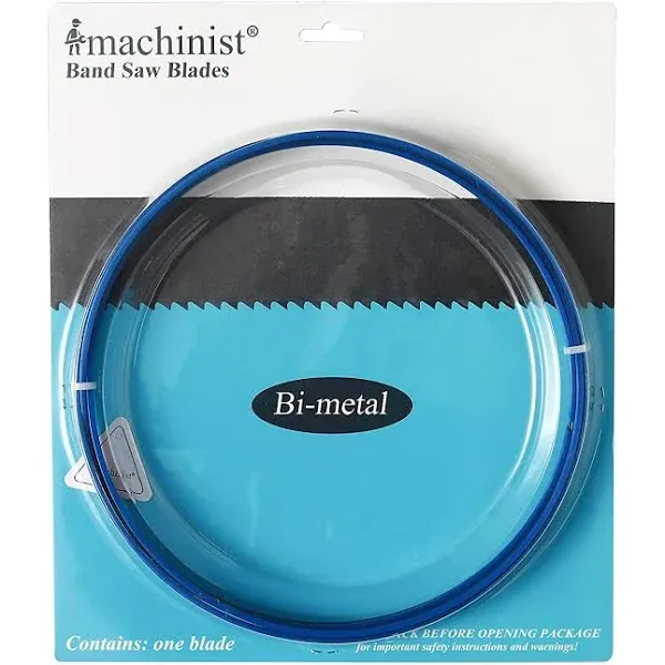 Imachinist S93121224 M42 Bi-Metal 93-1/2" Long, 1/2" Wide, 0.025" Thick Bandsaw Blades Metal Cutting (24TPI)