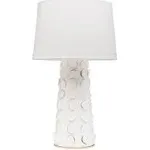 Mitzi Naomi 1 Light Table Lamp, White/Gold Leaf - HL335201-WH-GL