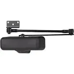 Brinks Commercial Matte Black Steel Hydraulic Door Closer