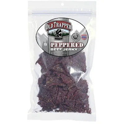 Old Trapper 10 oz Peppered Beef Jerky - Brown