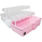 Hair Accessories Organizer 13-Inch Art Supply Bin Sewing Box 3-Layers Craft S...