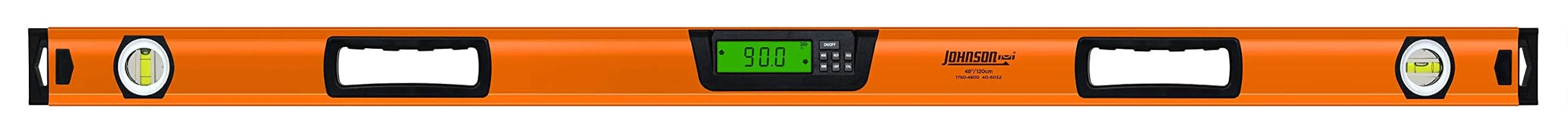 Johnson Level & Tool 1760-4800 Digital Box Level, 48", Orange, 1 Level