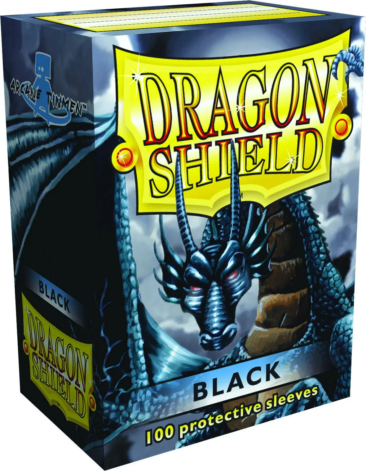 Dragon Shield Boxed Sleeves (100ct) - Black Arcane Tinmen GAMING SUPPLY NEW